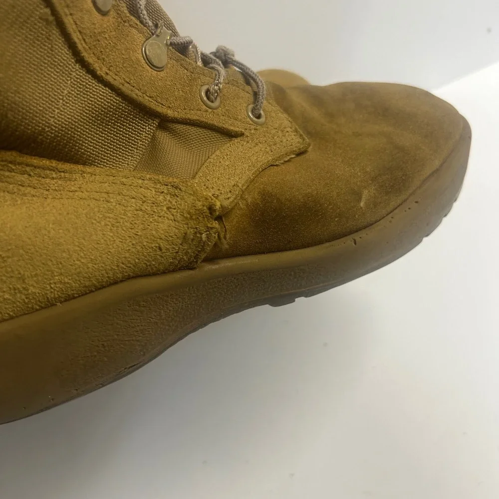 Altama Combat Boots Tan Men Size 8 Tactical Military Suede Vibram Sole 5010